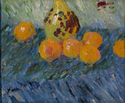 Csendélet narancsokkal alkotó: Alexej von Jawlensky