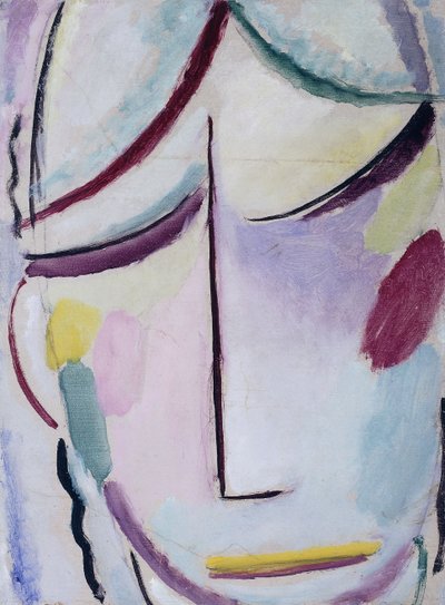 A Megváltó arca; Heilandsgesicht, 1921 körül alkotó: Alexej von Jawlensky