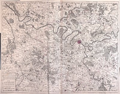 Normandie, Paris und umliegende Länder von Alexis-Hubert Jaillot