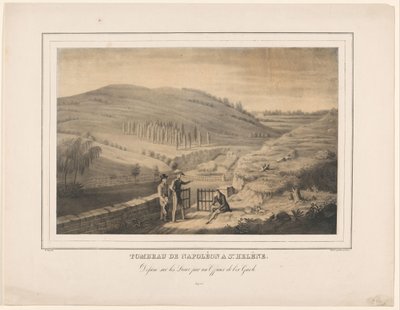 Graf van Napoleon, Sint-Helena Napóleon sírja a Ste. Helena (cím a tárgyon) alkotó: Alexis Bafcop