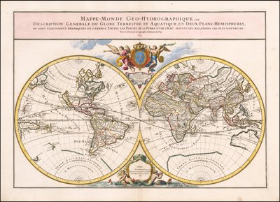 Alexis-Hubert Jaillot 1699-es világtérképe alkotó: Alexis Hubert Jaillot