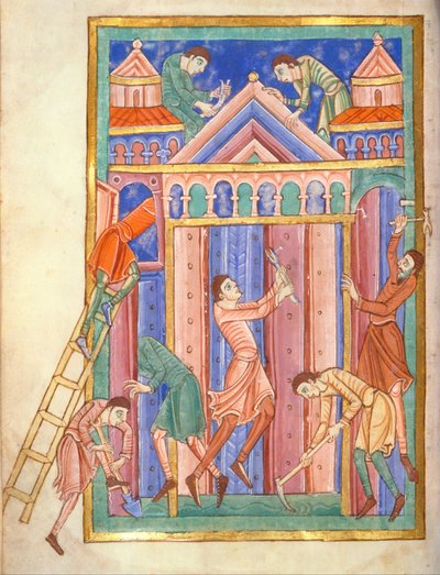 Tolvajok behatolnak a Szent Edmund temetkezési templomba alkotó: Alexis Master