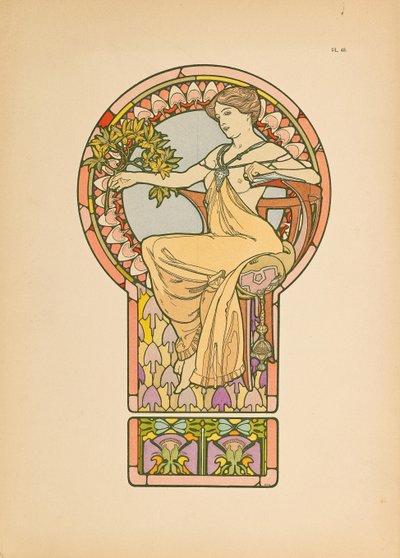 Dísziratok, 1902. alkotó: Alfons Marie Mucha