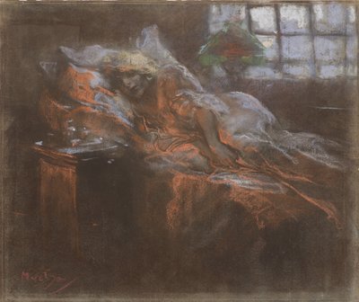 Álmodozás. alkotó: Alfons Marie Mucha
