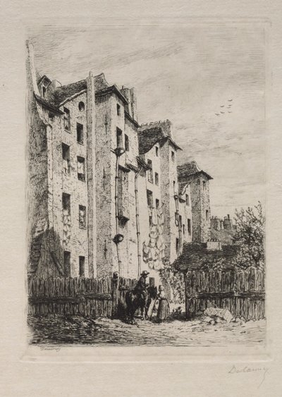 Házak, Rue de Lyonnais alkotó: Alfred Alexandre Delauney