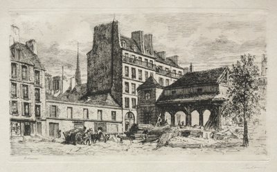 Borjúpiac bontás alatt alkotó: Alfred Alexandre Delauney