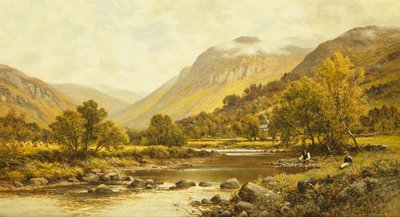 Borrowdale, Cumberland, 1896 alkotó: Alfred Augustus Glendening