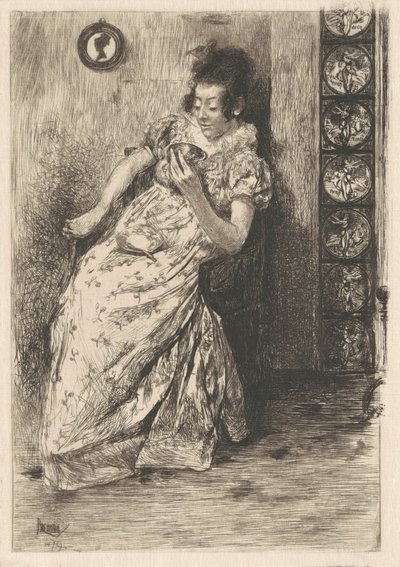 Jóslás tealevelekben alkotó: Alfred Brennan