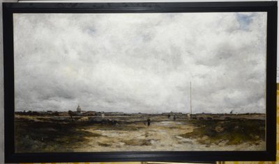 A Champ-de-Mars, az 1878-as kiállítás után, 1882 körül (olaj, vászon) alkotó: Alfred Casile