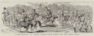 Kampány Felső-Burmában, Woonunk a háborús ösvényen alkotó: Alfred Chantrey Corbould
