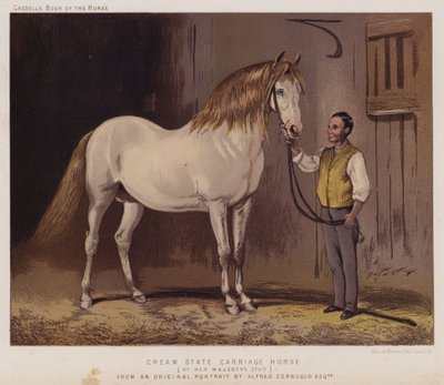 Cream State Carriage Horse, a Her Majesty