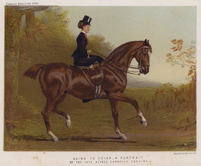 Going to Cover (színes litó) alkotó: Alfred Chantrey Corbould