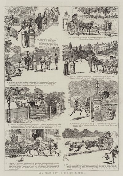 Első napunk kettős hevederben alkotó: Alfred Chantrey Corbould