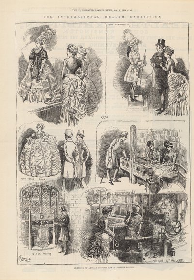 Vázlatok az antik viseletről és az ókori Londonról alkotó: Alfred Chantrey Corbould