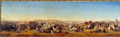 Algéria hódítása (1830-1847): „” Abd el Kader (Abd-el-Kader vagy ibn Muhyi al-Din al-Hasani) (1807-1883) Szmalah (Smala) elfoglalása Aumale hercege által Taguinban alkotó: Alfred Charles Ferdinand Decaen