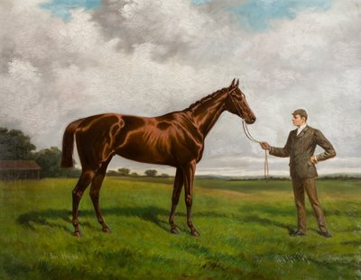 Sir Hugo – az 1892-es Derby győztese, 1875-1928 körül (olaj, vászon) alkotó: Alfred Charles Havell