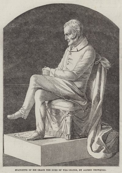 Ő kegyelmének, Wellington hercegének szobra alkotó: Alfred Crowquill