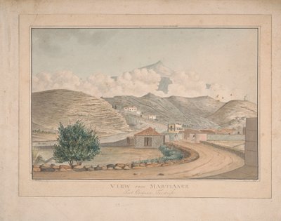 Kilátás Martianez, Port Orotava, Tenerife alkotó: Alfred Diston