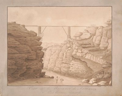 Kilátás a Barranco de Martianezre, Port Orotava, Tenerife, dél felé néz alkotó: Alfred Diston