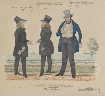 Három naplopó Három eredeti, 1836-41. alkotó: Alfred E. Baker