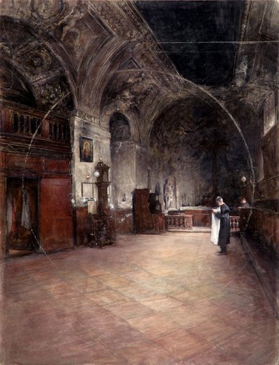 A bécsi Stephanskirche sekrestyéje alkotó: Alfred Edler von Pflügl