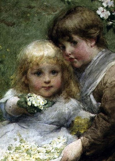 Tavaszi felajánlás (akvarell papíron) alkotó: Alfred Edward Emslie