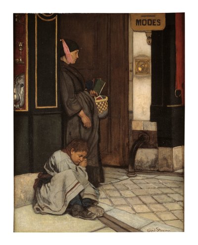 Koldulástűrő (olaj, vászon) alkotó: Alfred Emile Stevens