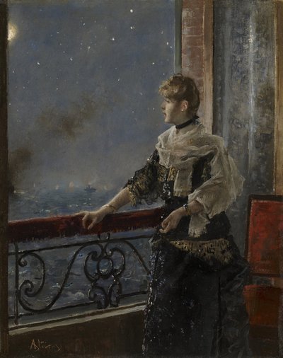 Holdfény alkotó: Alfred Emile Stevens