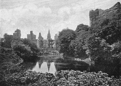 Cardiff Castle: East Front and Keep, 1896 alkotó: Alfred Freke