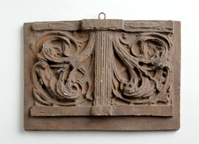 Maquette a dupla lombtáblához a korona számára az alexandriai emlékmű jótékonysági figuráján, 1932 körül (bronzozott gipsz) alkotó: Alfred Gilbert