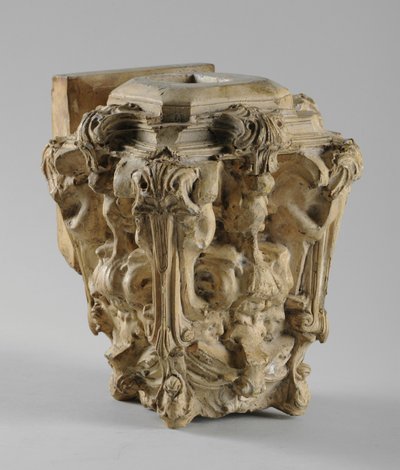 A Sam Wilson Chimneypiece 9 makette egyike, 1908-1914 körül (gipsz és sellak) alkotó: Alfred Gilbert