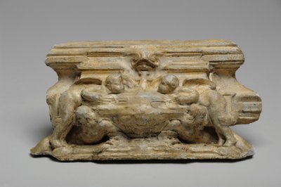 A Sam Wilson Chimneypiece 9 makette egyike, 1908-1914 körül (gipsz és sellak) alkotó: Alfred Gilbert