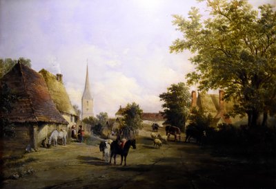 Alfred Vickers (1810-1837) The village of Hever - Hever Castle 8-05-2017 11-45-48 alkotó: Alfred Gomersal Vickers