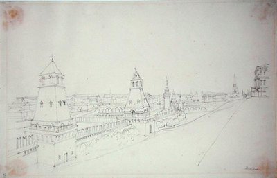Moszkva, 1827 alkotó: Alfred Gomersal Vickers