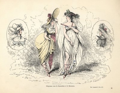 Merveilleuses a francia forradalom korában alkotó: Alfred Grevin