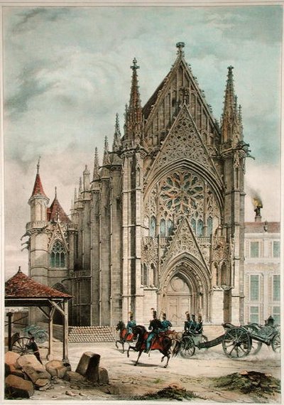 Chateau de Vincennes kápolnája alkotó: Alfred Guesdon