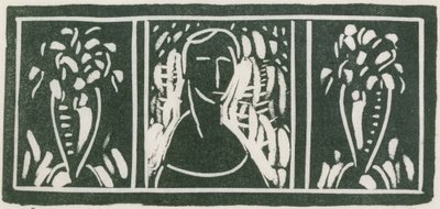 Linóleum vágott, Sherwood Anderson tisztelettel alkotó: Alfred H. Maurer
