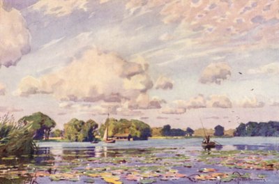Barton Broad, Norfolk alkotó: Alfred Heaton Cooper