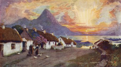 Croagh Patrick és Clew Bay, Westport, Galway megye alkotó: Alfred Heaton Cooper