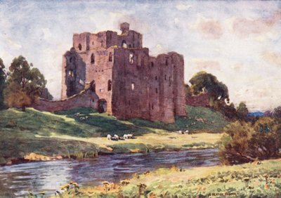 Lake District: Brougham Castle, Penrith (színes litográfia) alkotó: Alfred Heaton Cooper