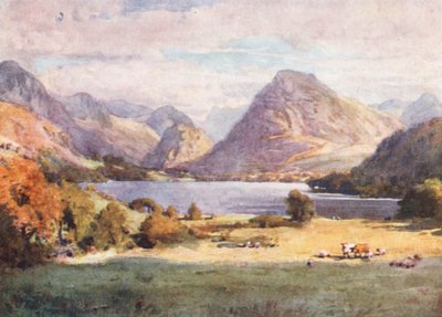 Lake District: Loweswater (színes litográfia) alkotó: Alfred Heaton Cooper