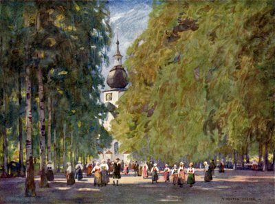 Leksand templom alkotó: Alfred Heaton Cooper
