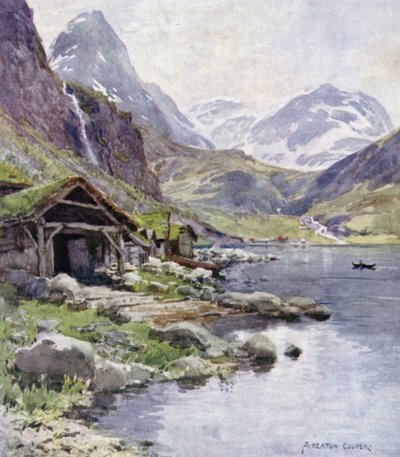 Meraak, Geiranger-fjord alkotó: Alfred Heaton Cooper