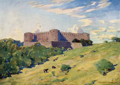 Borgholm várának romjai, Oland alkotó: Alfred Heaton Cooper