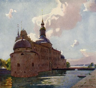 Vadstena kastély, Vattern-tó alkotó: Alfred Heaton Cooper