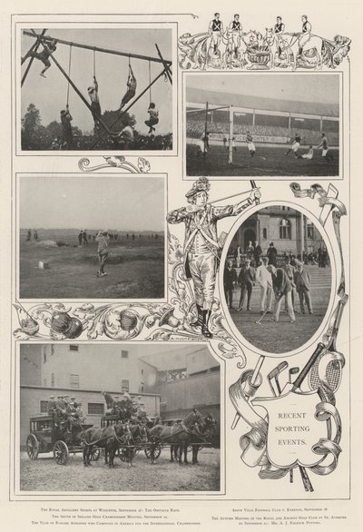 Legutóbbi sportesemények alkotó: Alfred Hugh Fisher