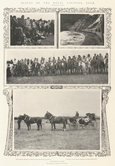 A királyi gyarmati túra jelenetei alkotó: Alfred Hugh Fisher