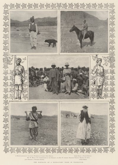 Egy tűzálló törzs blokádja Wazirisztánban alkotó: Alfred Hugh Fisher
