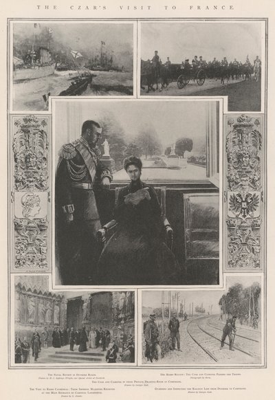 A cár franciaországi látogatása alkotó: Alfred Hugh Fisher