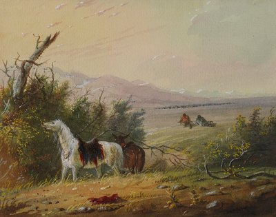Közeledünk Buffalo felé alkotó: Alfred Jacob Miller